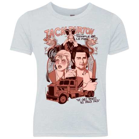 T-Shirts Heather White / YXS The Temple of Lo Pan Youth Triblend T-Shirt