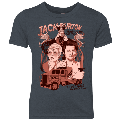 T-Shirts Vintage Navy / YXS The Temple of Lo Pan Youth Triblend T-Shirt