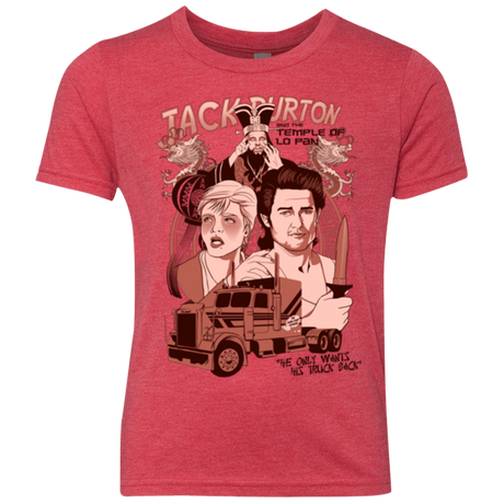 T-Shirts Vintage Red / YXS The Temple of Lo Pan Youth Triblend T-Shirt