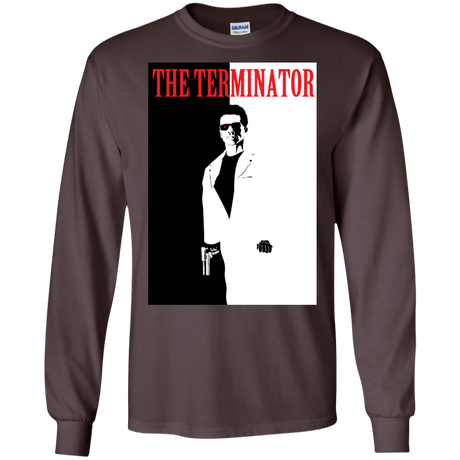 T-Shirts Dark Chocolate / S The Terminator Men's Long Sleeve T-Shirt