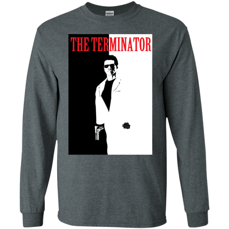 T-Shirts Dark Heather / S The Terminator Men's Long Sleeve T-Shirt