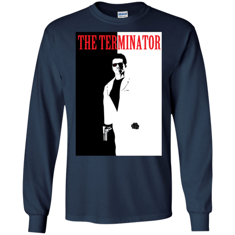 T-Shirts Navy / S The Terminator Men's Long Sleeve T-Shirt