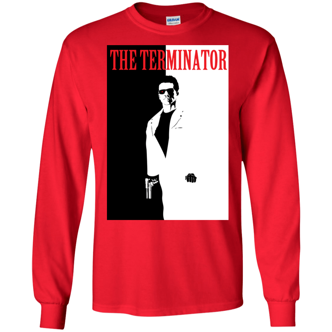 T-Shirts Red / S The Terminator Men's Long Sleeve T-Shirt