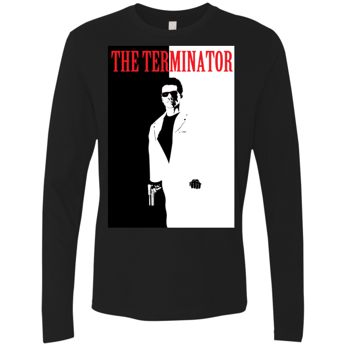 T-Shirts Black / S The Terminator Men's Premium Long Sleeve