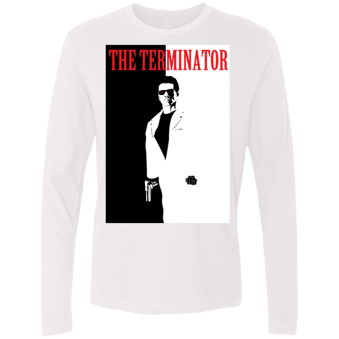 T-Shirts White / S The Terminator Men's Premium Long Sleeve