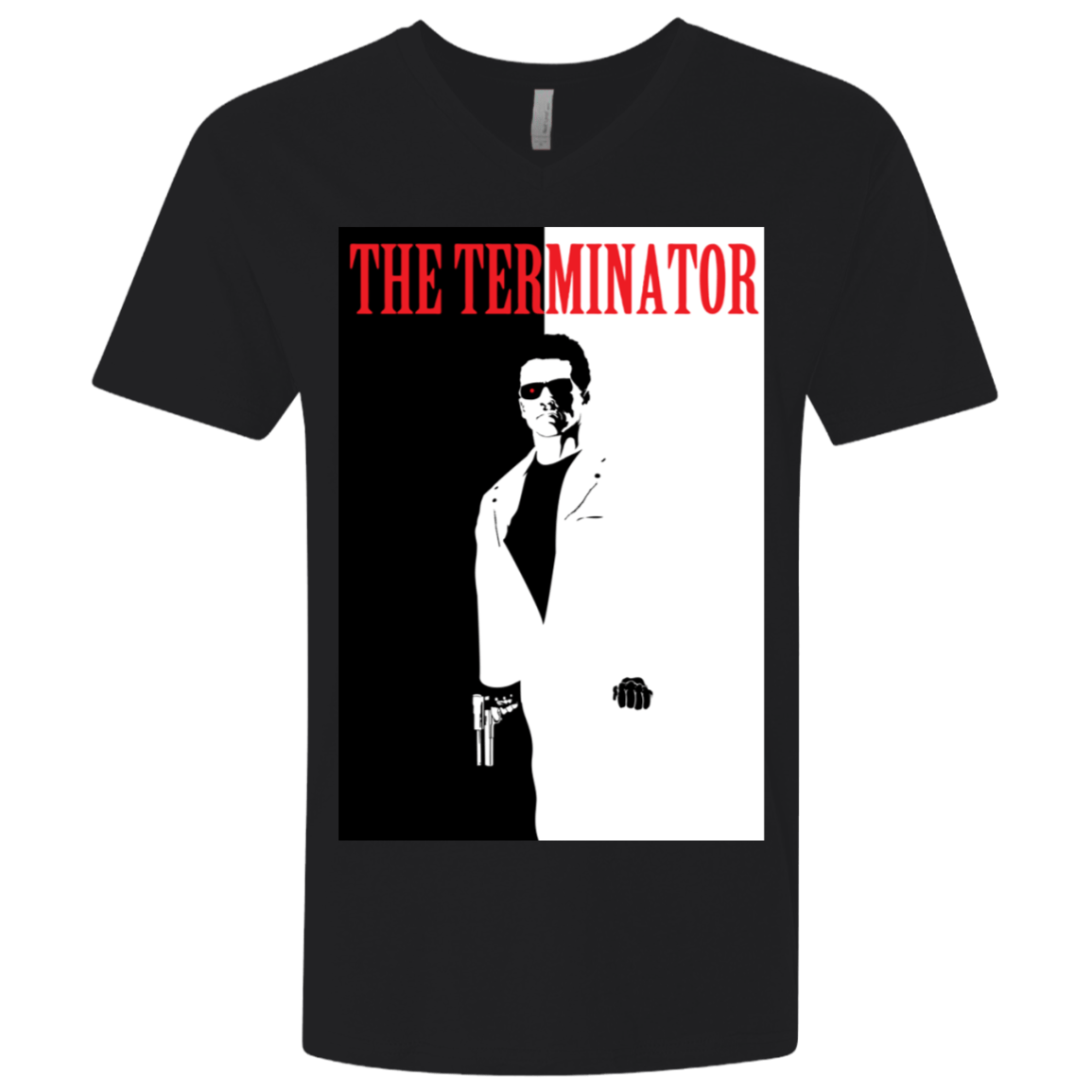 T-Shirts Black / X-Small The Terminator Men's Premium V-Neck