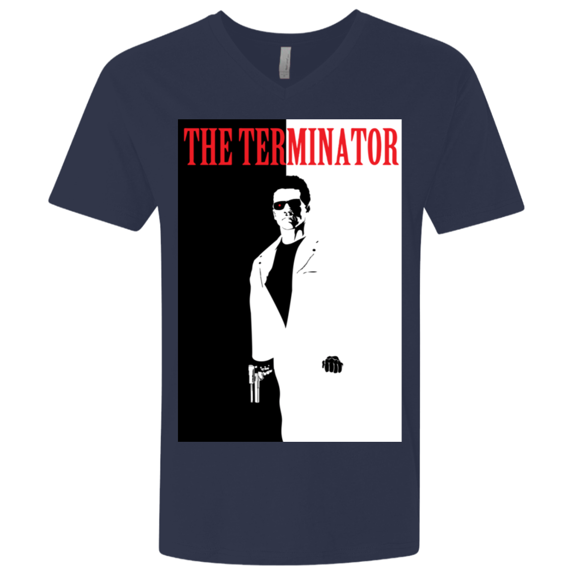 T-Shirts Midnight Navy / X-Small The Terminator Men's Premium V-Neck
