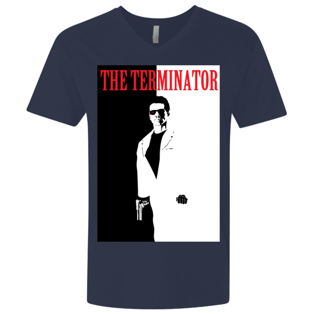 T-Shirts Midnight Navy / X-Small The Terminator Men's Premium V-Neck