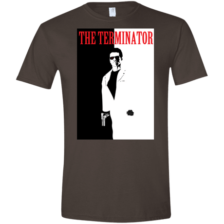 T-Shirts Dark Chocolate / S The Terminator Men's Semi-Fitted Softstyle