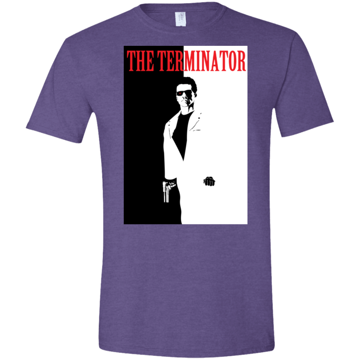 T-Shirts Heather Purple / S The Terminator Men's Semi-Fitted Softstyle