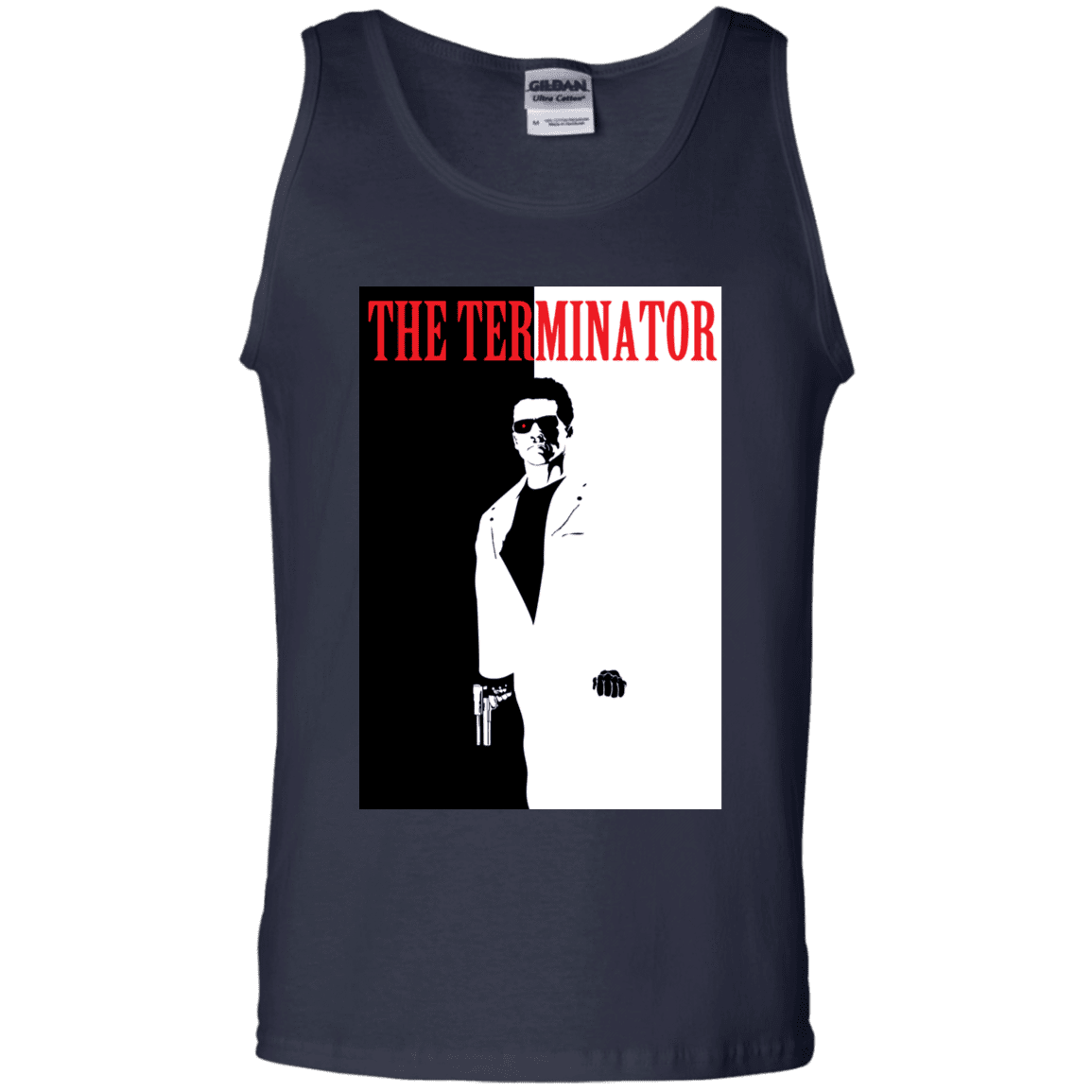 T-Shirts Navy / S The Terminator Men's Tank Top