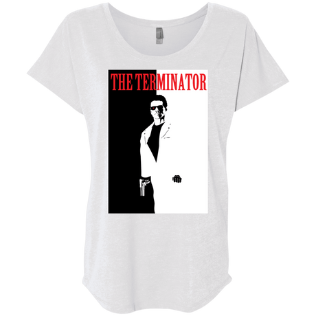 T-Shirts Heather White / X-Small The Terminator Triblend Dolman Sleeve