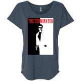 T-Shirts Indigo / X-Small The Terminator Triblend Dolman Sleeve