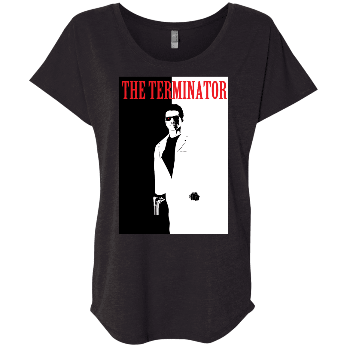 T-Shirts Vintage Black / X-Small The Terminator Triblend Dolman Sleeve