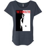 T-Shirts Vintage Navy / X-Small The Terminator Triblend Dolman Sleeve