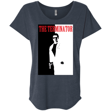 T-Shirts Vintage Navy / X-Small The Terminator Triblend Dolman Sleeve