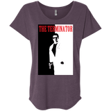 T-Shirts Vintage Purple / X-Small The Terminator Triblend Dolman Sleeve