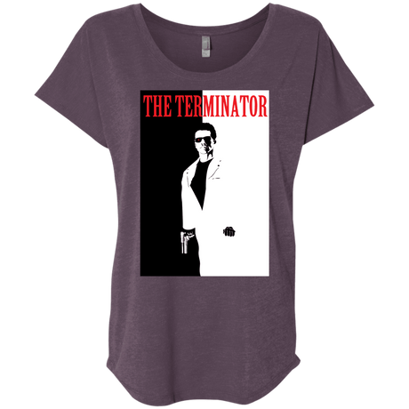 T-Shirts Vintage Purple / X-Small The Terminator Triblend Dolman Sleeve