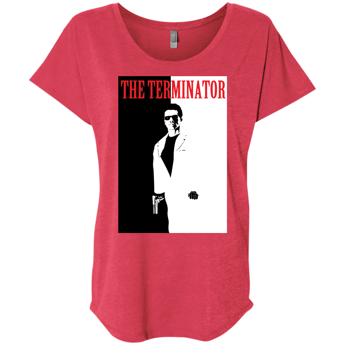 T-Shirts Vintage Red / X-Small The Terminator Triblend Dolman Sleeve