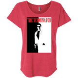 T-Shirts Vintage Red / X-Small The Terminator Triblend Dolman Sleeve