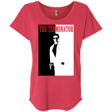 T-Shirts Vintage Red / X-Small The Terminator Triblend Dolman Sleeve