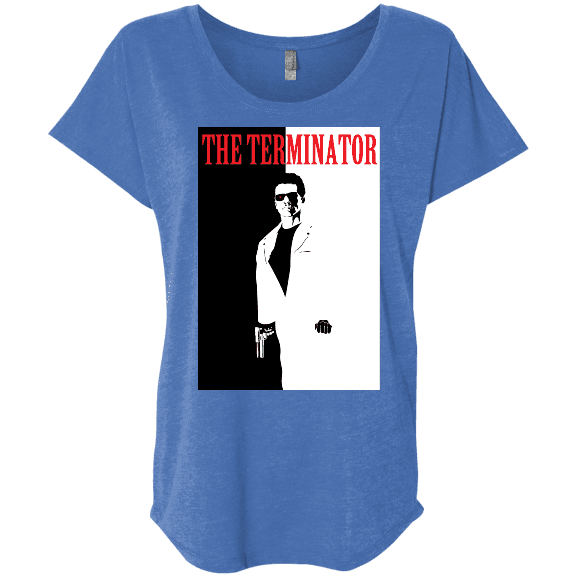 T-Shirts Vintage Royal / X-Small The Terminator Triblend Dolman Sleeve