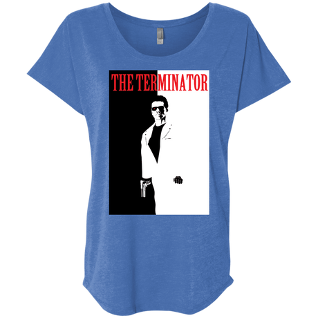 T-Shirts Vintage Royal / X-Small The Terminator Triblend Dolman Sleeve