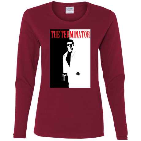T-Shirts Cardinal / S The Terminator Women's Long Sleeve T-Shirt