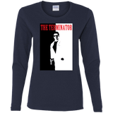 T-Shirts Navy / S The Terminator Women's Long Sleeve T-Shirt