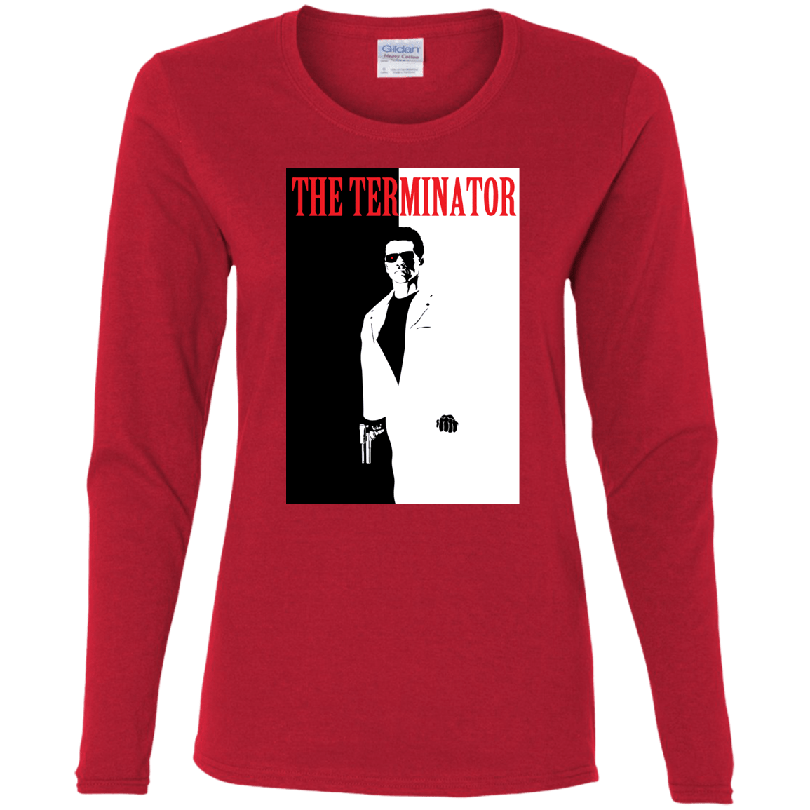 T-Shirts Red / S The Terminator Women's Long Sleeve T-Shirt