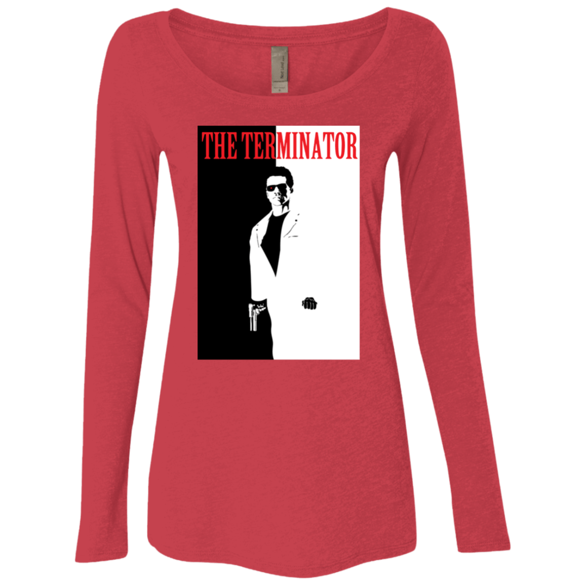T-Shirts Vintage Red / S The Terminator Women's Triblend Long Sleeve Shirt