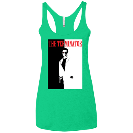 T-Shirts Envy / X-Small The Terminator Women's Triblend Racerback Tank