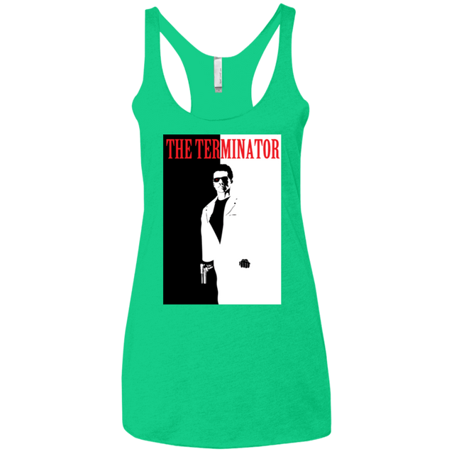 T-Shirts Envy / X-Small The Terminator Women's Triblend Racerback Tank
