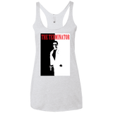 T-Shirts Heather White / X-Small The Terminator Women's Triblend Racerback Tank