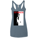 T-Shirts Indigo / X-Small The Terminator Women's Triblend Racerback Tank