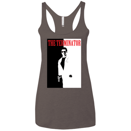 T-Shirts Macchiato / X-Small The Terminator Women's Triblend Racerback Tank