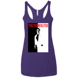 T-Shirts Purple Rush / X-Small The Terminator Women's Triblend Racerback Tank