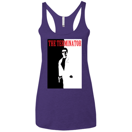 T-Shirts Purple Rush / X-Small The Terminator Women's Triblend Racerback Tank