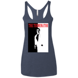 T-Shirts Vintage Navy / X-Small The Terminator Women's Triblend Racerback Tank