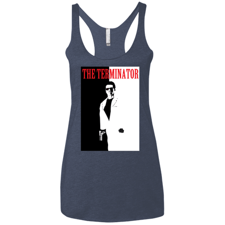 T-Shirts Vintage Navy / X-Small The Terminator Women's Triblend Racerback Tank