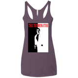 T-Shirts Vintage Purple / X-Small The Terminator Women's Triblend Racerback Tank