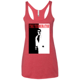 T-Shirts Vintage Red / X-Small The Terminator Women's Triblend Racerback Tank