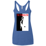 T-Shirts Vintage Royal / X-Small The Terminator Women's Triblend Racerback Tank