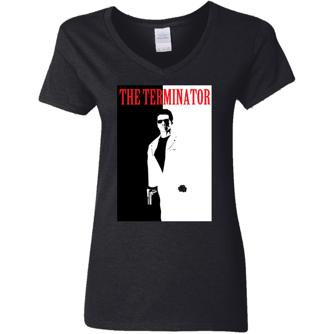 T-Shirts Black / S The Terminator Women's V-Neck T-Shirt