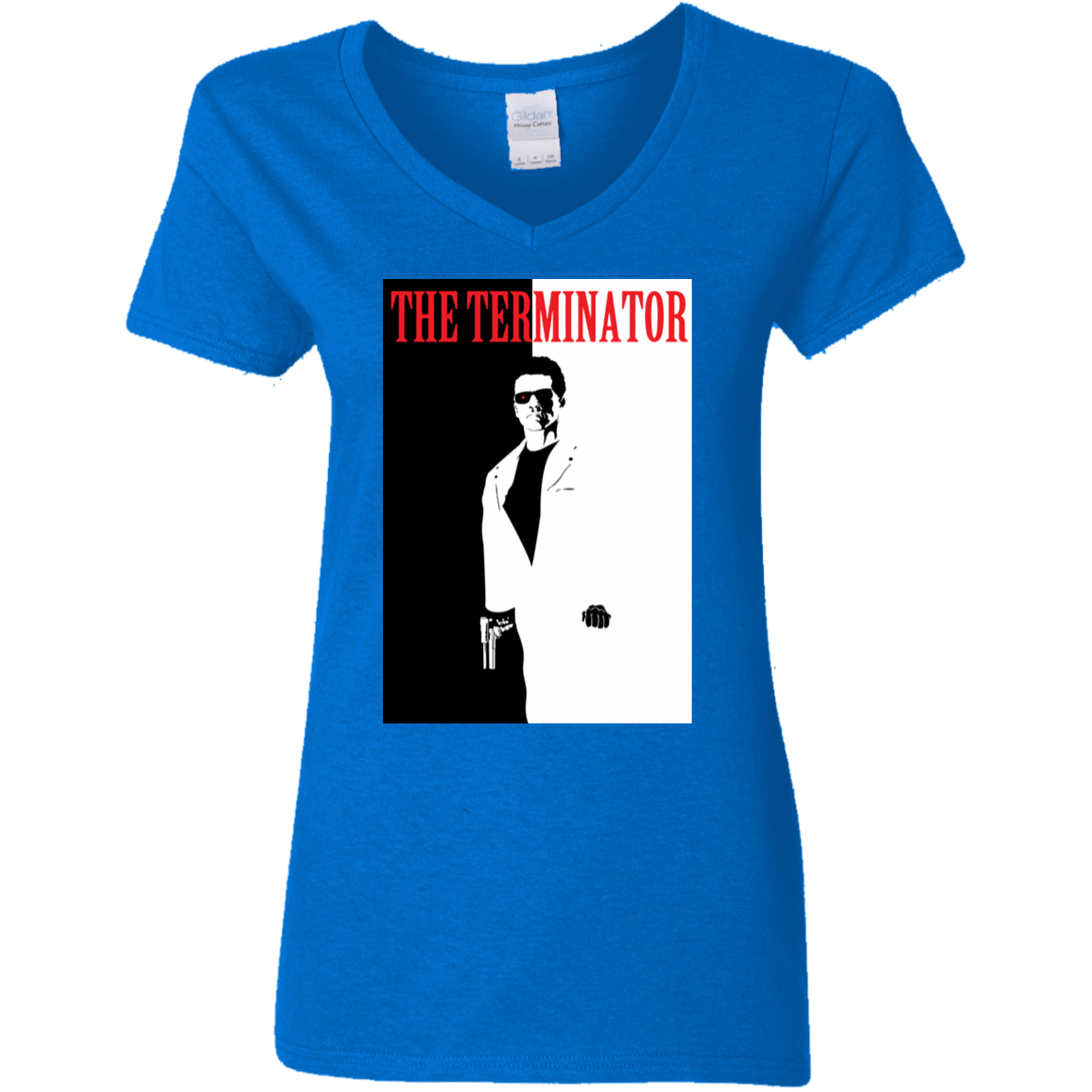 T-Shirts Royal / S The Terminator Women's V-Neck T-Shirt