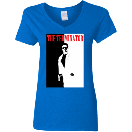 T-Shirts Royal / S The Terminator Women's V-Neck T-Shirt