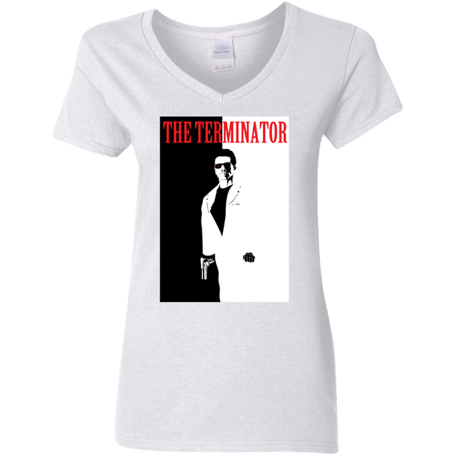 T-Shirts White / S The Terminator Women's V-Neck T-Shirt