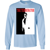 T-Shirts Light Blue / YS The Terminator Youth Long Sleeve T-Shirt