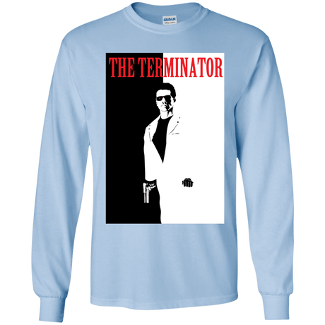 T-Shirts Light Blue / YS The Terminator Youth Long Sleeve T-Shirt