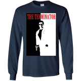 T-Shirts Navy / YS The Terminator Youth Long Sleeve T-Shirt